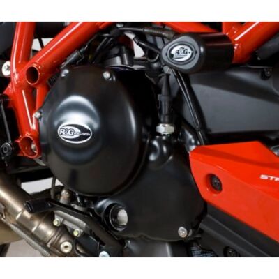 Kryt víka spojky (pravý) R&G Racing pro motocykly DUCATI StreetFighter 848, černý
